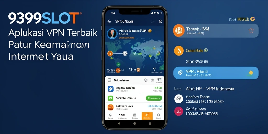 Tampilan antarmuka user-friendly aplikasi 9399SLOT untuk VPN Indonesia.