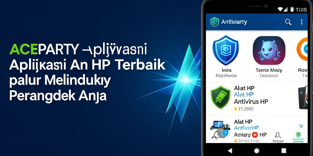 Antarmuka ACEPARTY yang intuitif dan fungsional untuk perlindungan antivirus.