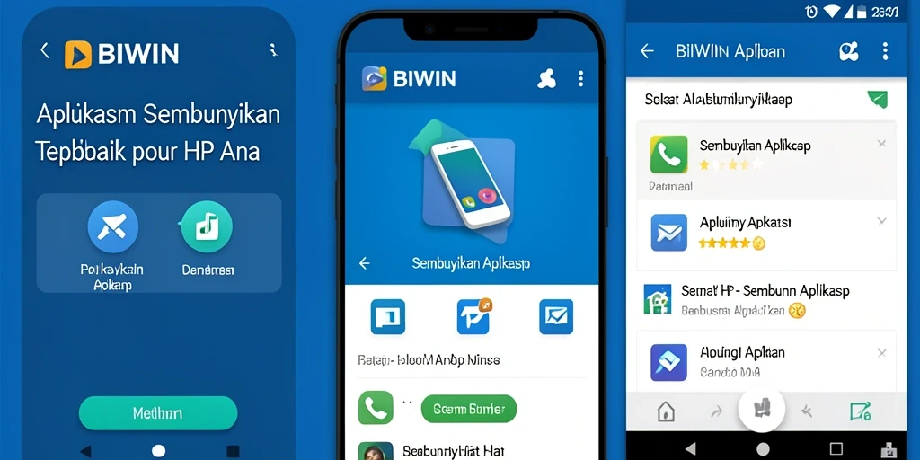 Tampilan antarmuka aplikasi BIWIN yang intuitif dan mudah digunakan.