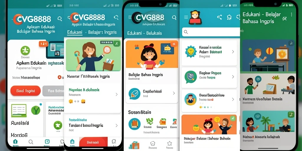 Antarmuka menarik dan fungsional dari aplikasi CVG8888.