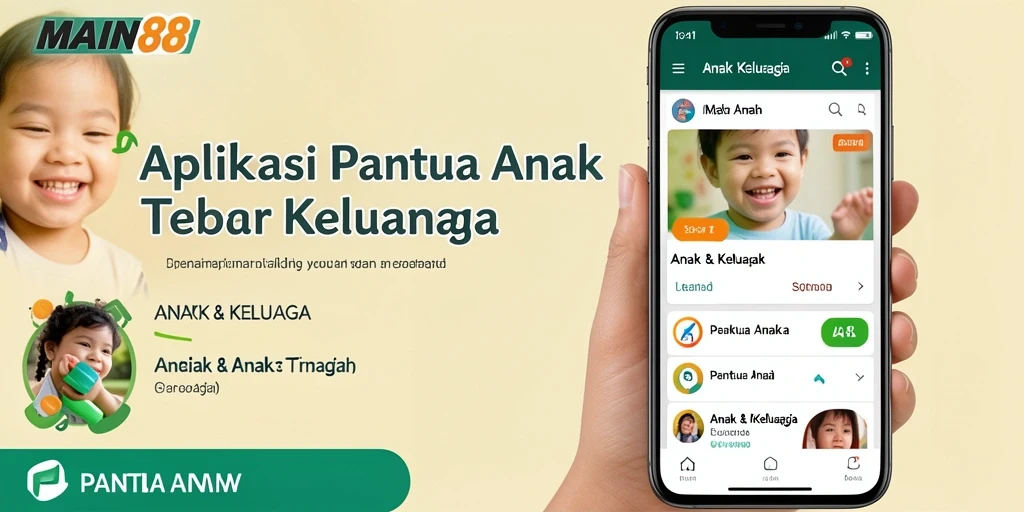 Antarmuka aplikasi <strong>MAIN88</strong> yang intuitif dan mudah digunakan untuk memantau anak.