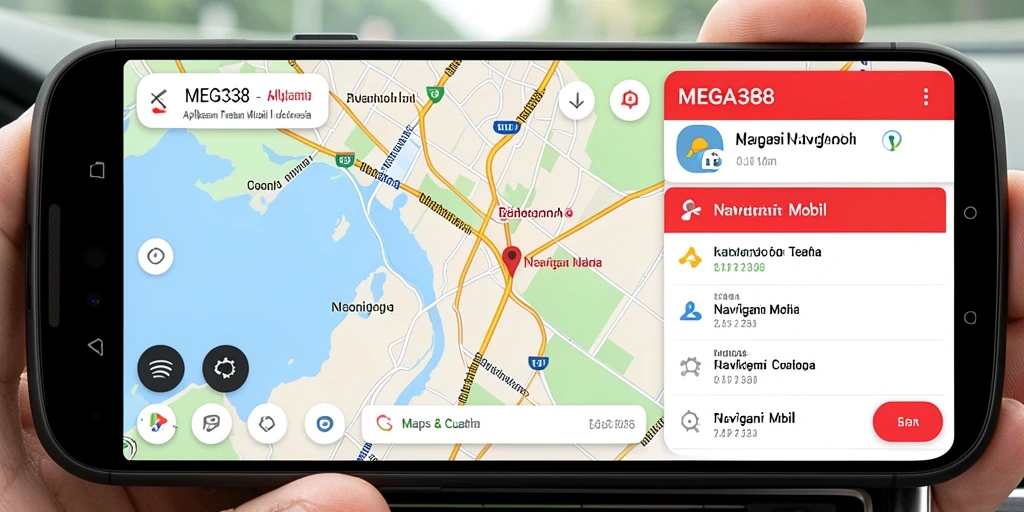 Antarmuka MEGA338 menampilkan navigasi yang jelas dan informatif.