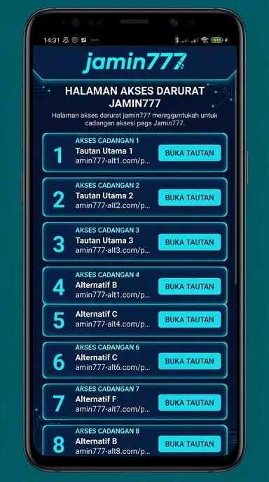 Link Alternatif Terpercaya Jamin777 untuk Pengguna Android